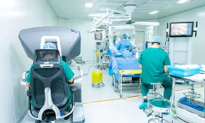 Robot phẫu thuật nạo hạch, cắt u đại tràng ác tính